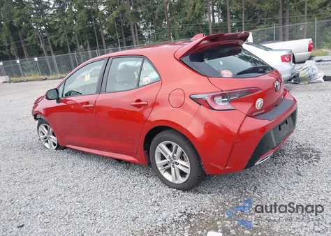 2019 Toyota Corolla Se z USA, uszkodzony, nr VIN JTNK4RBEXK3011725